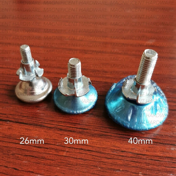 Adjustable Glider with T-Nut 40mm