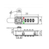 Evergood Digital Combination Password Cam Lock