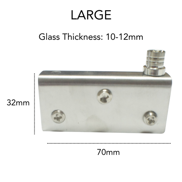 Stainless Hi Fi Glass Hinge (6-12mm)