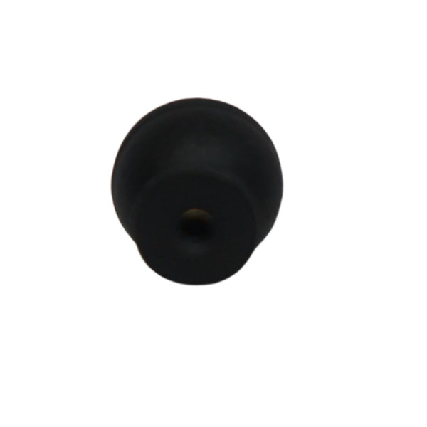 2628 Black Solid Brass Knob