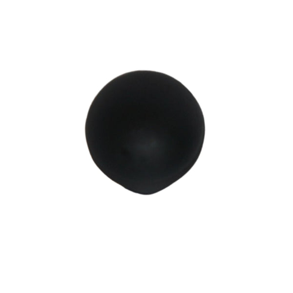 2628 Black Solid Brass Knob
