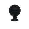 2628 Black Solid Brass Knob