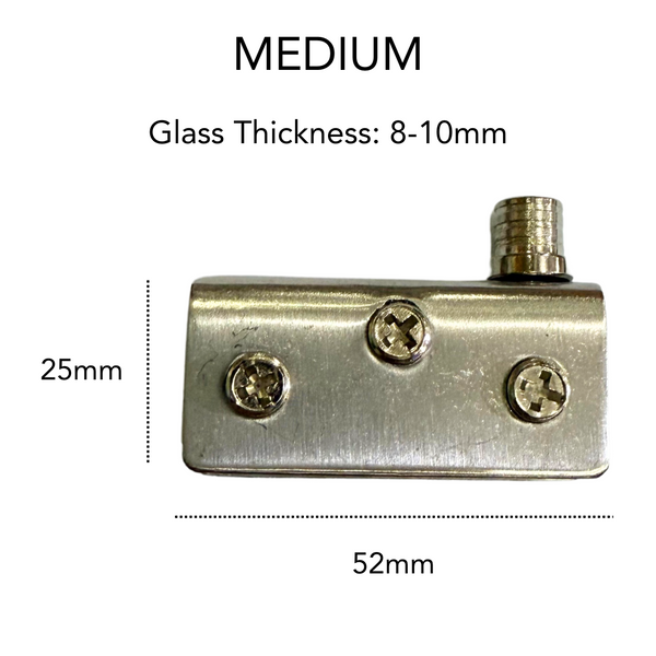 Stainless Hi Fi Glass Hinge (6-12mm)