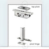 Pivot Hinge with Hold Open (300kg)