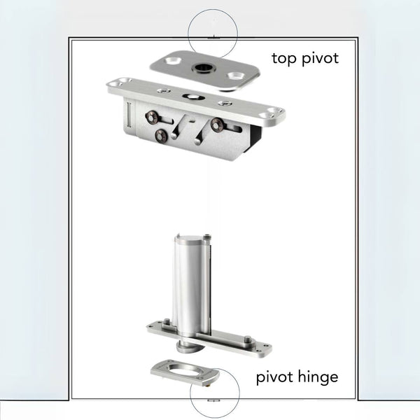 Pivot Hinge with Hold Open (300kg)