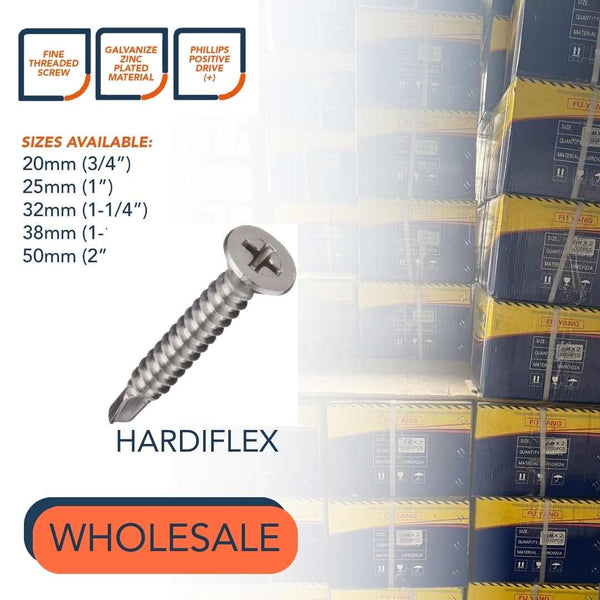 WHOLESALE Self Drilling Hardiflex Screw (1 carton)