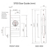 Corona Aluminum Swing Door Double Lock