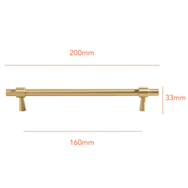 SG105 Matte Gold Handle (PREORDER)