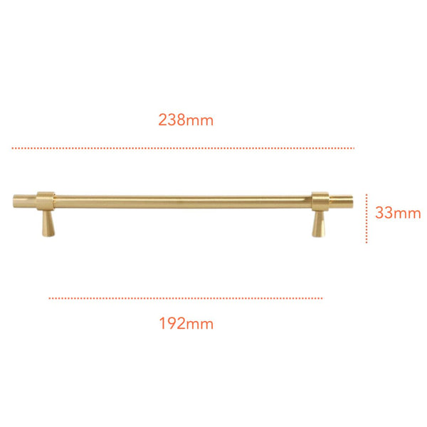 SG105 Matte Gold Handle (PREORDER)