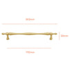 SG971 Matte Gold Handle (PREORDER)