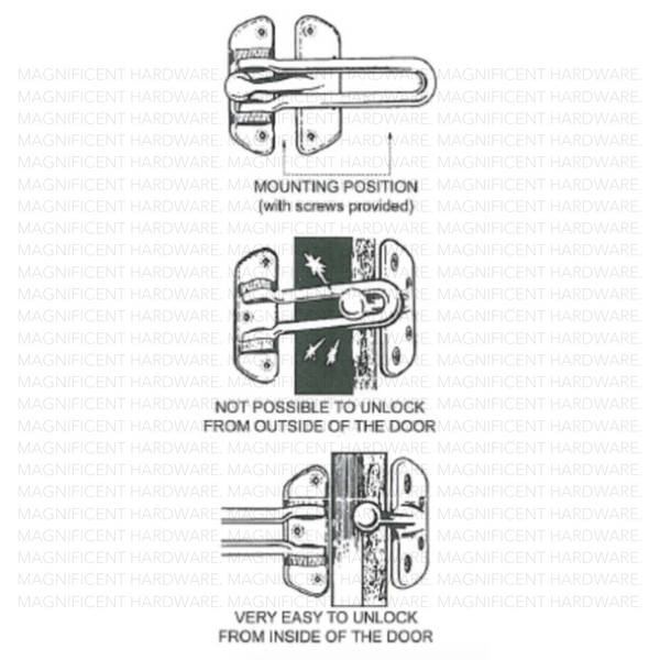 Hasp Door Guard