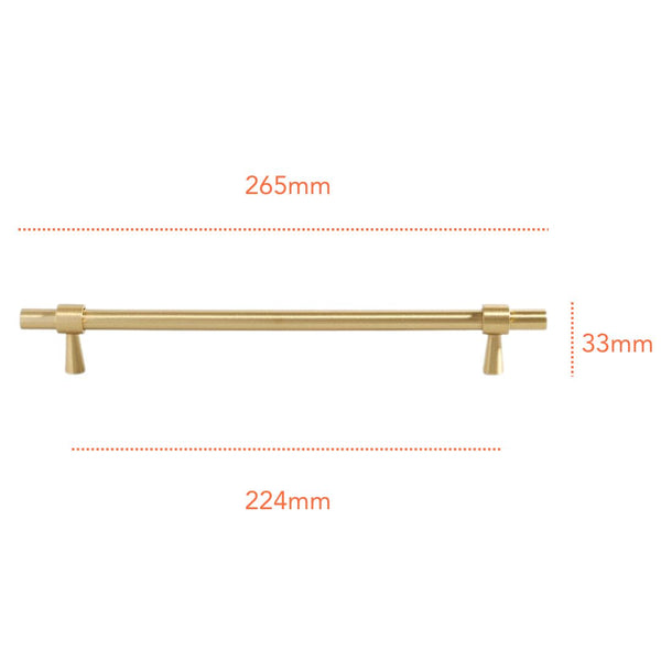 SG105 Matte Gold Handle (PREORDER)