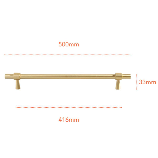 SG105 Matte Gold Handle (PREORDER)