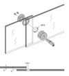 General 221 Sliding Glass Door Lock