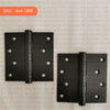 Bucci Stainless 304 Matte Black Hinges