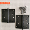Bucci Stainless 304 Matte Black Hinges