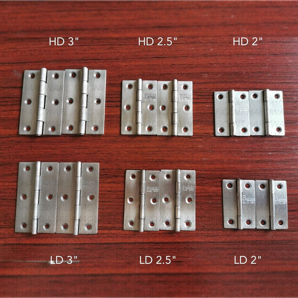 Stainless 304 Light Duty Narrow Butt Hinge