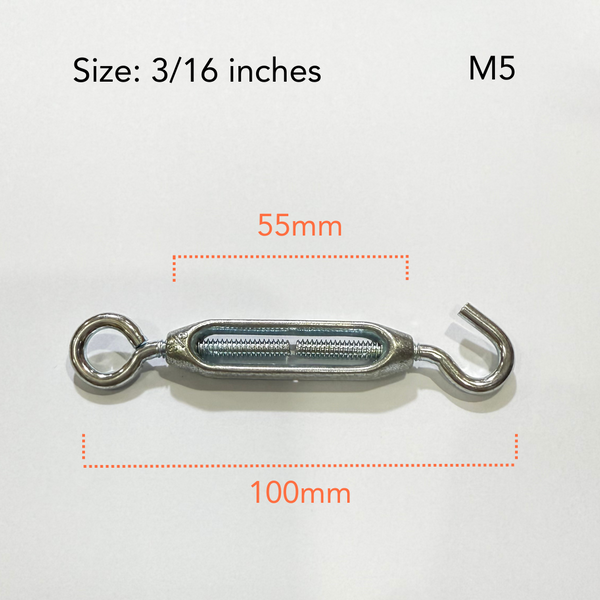 Taiwan Turnbuckle Hook and Eye Wire Rope Tensioner