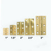 Solid Brass Narrow Butt Hinge