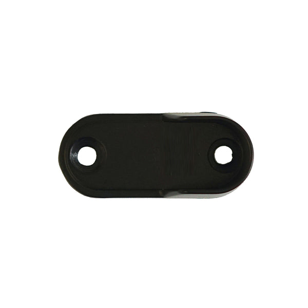 Black Oval Flange