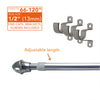 Chrome Plated 1/2" Cafe Rod Set
