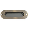 SCH001 Oval Antique Brass Flush Pull