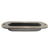 SCH001 Oval Antique Brass Flush Pull