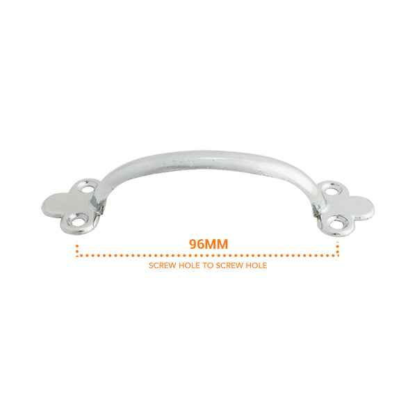 011M Plain Chrome Pull Handle