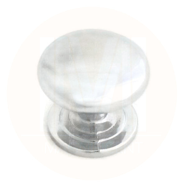 021 Plain Chrome Knob Handle