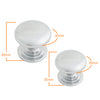 021 Plain Chrome Knob Handle