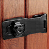 Black Keyed Hasp Lock