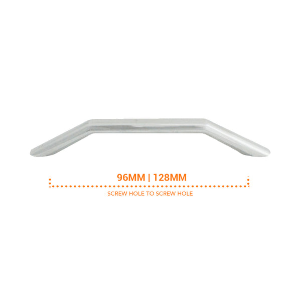 0424 Plain Chrome Pull Handle