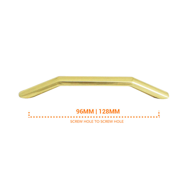 0424 Brass Plated Pull Handle