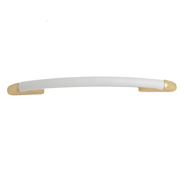 0443 Plain White Brass Pull Handle