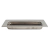 0965 Rectangle Silver Flush Handle