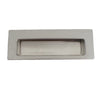 0965 Rectangle Silver Flush Handle
