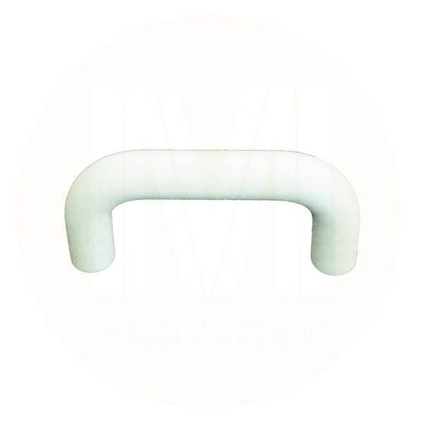 098 Plain White Ceramic Pull
