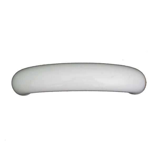 099 Plain White Ceramic Pull - Magnificent Marketing (DIY Builders Hardware)