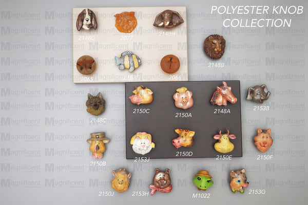 2077 Fox Polyester Knob