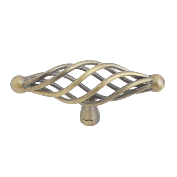 1003 Birdcage Antique Brass Pull - Magnificent Marketing (DIY Builders Hardware)