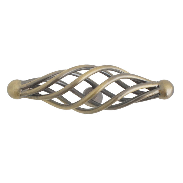 1003 Birdcage Antique Brass Pull - Magnificent Marketing (DIY Builders Hardware)
