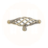 1003 Birdcage Antique Brass Pull