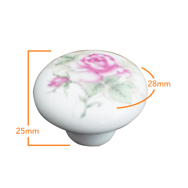 105.38 Ceramic Flower Knob