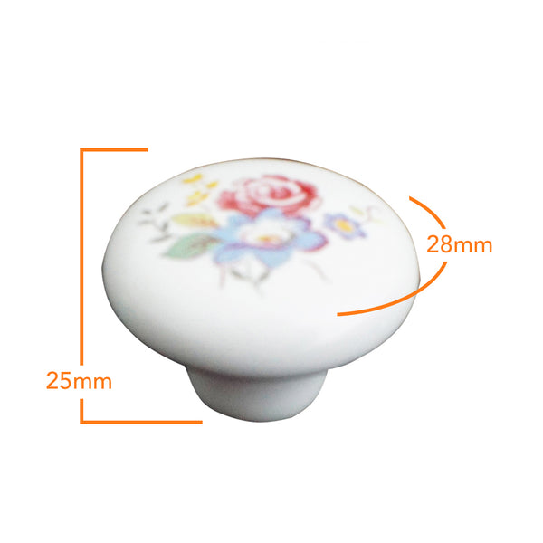 105.58 Ceramic Flower Knob