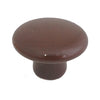 105 Plain Brown Ceramic Knob - Magnificent Marketing (DIY Builders Hardware)