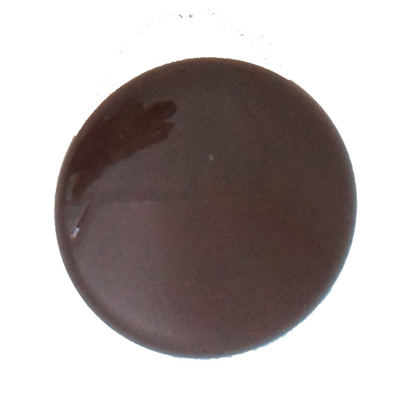 105 Plain Brown Ceramic Knob - Magnificent Marketing (DIY Builders Hardware)