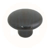 105 Plain Black Ceramic Knob