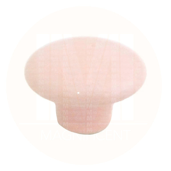 105 Plain Pink Ceramic Knob