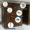 Stainless Steel Toilet Partition Set