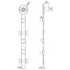 Evergood 108 Side Central Lock with Locking Bar